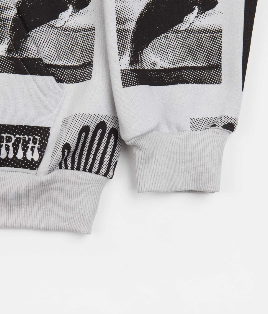 Lo-Fi Men's Earth Tone All Over Print Hoodie - Stylish Streetwear Pullover