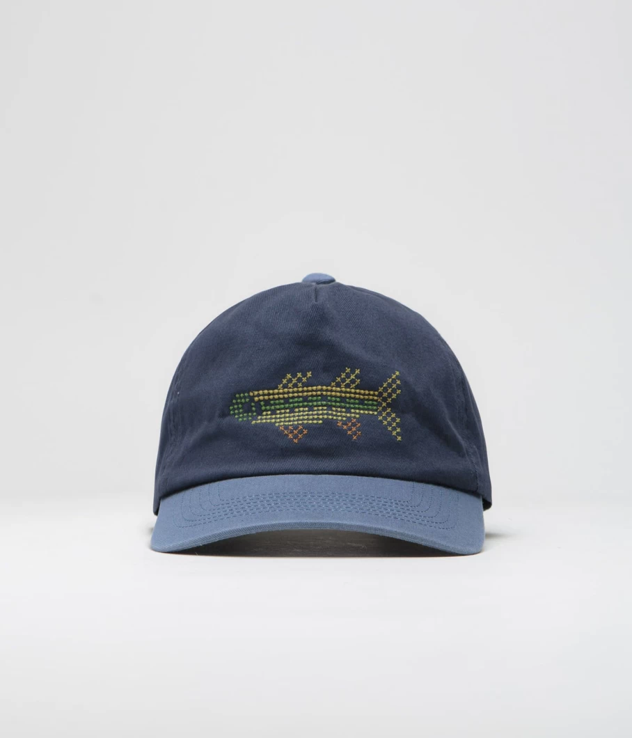 Mollusk Men's Fish Stitch Baseball Cap - Stylish Embroidered Dad Hat for Men