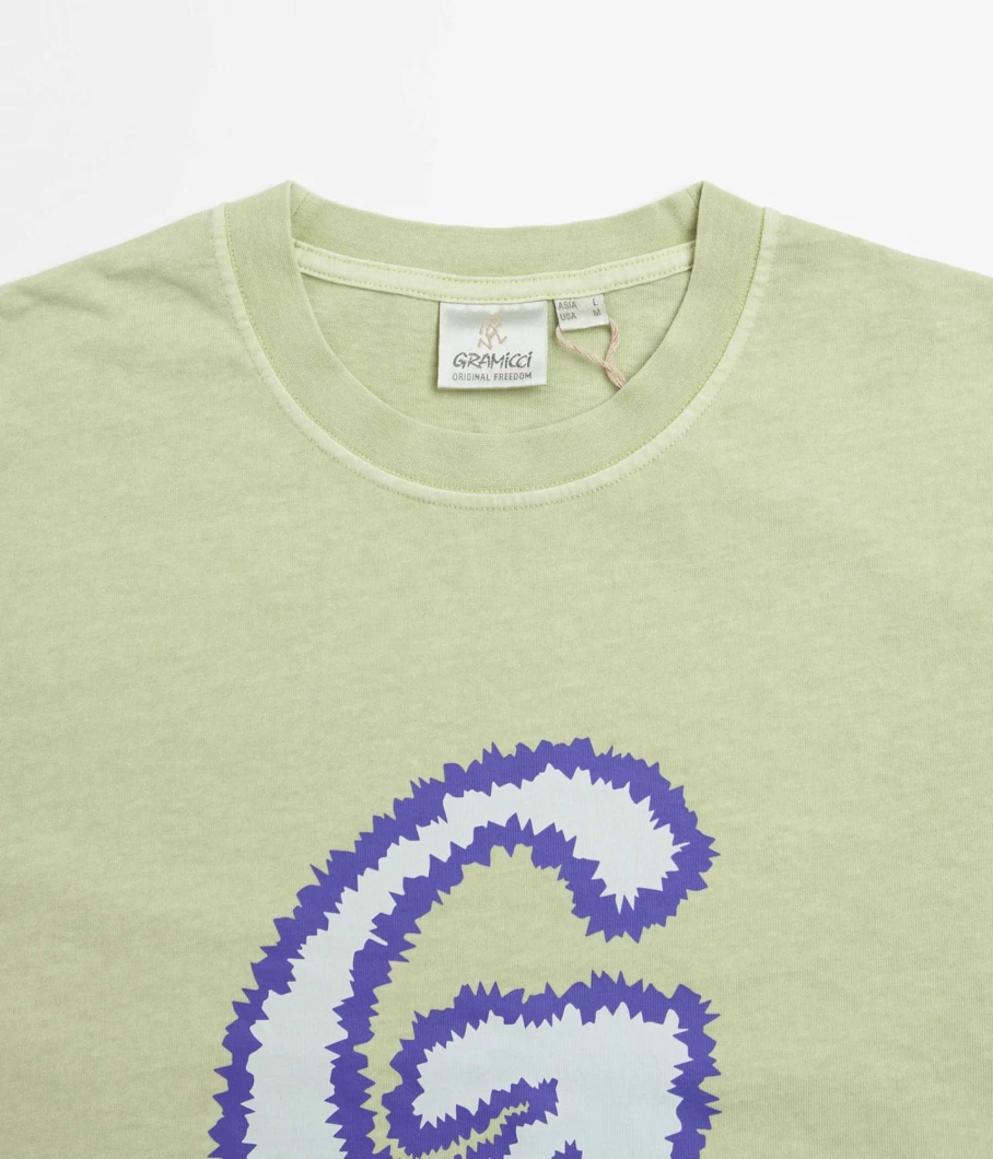 Gramicci Men's Fuzzy G-Logo Cotton T-Shirt - Comfortable Casual Tee for Everyday Wear