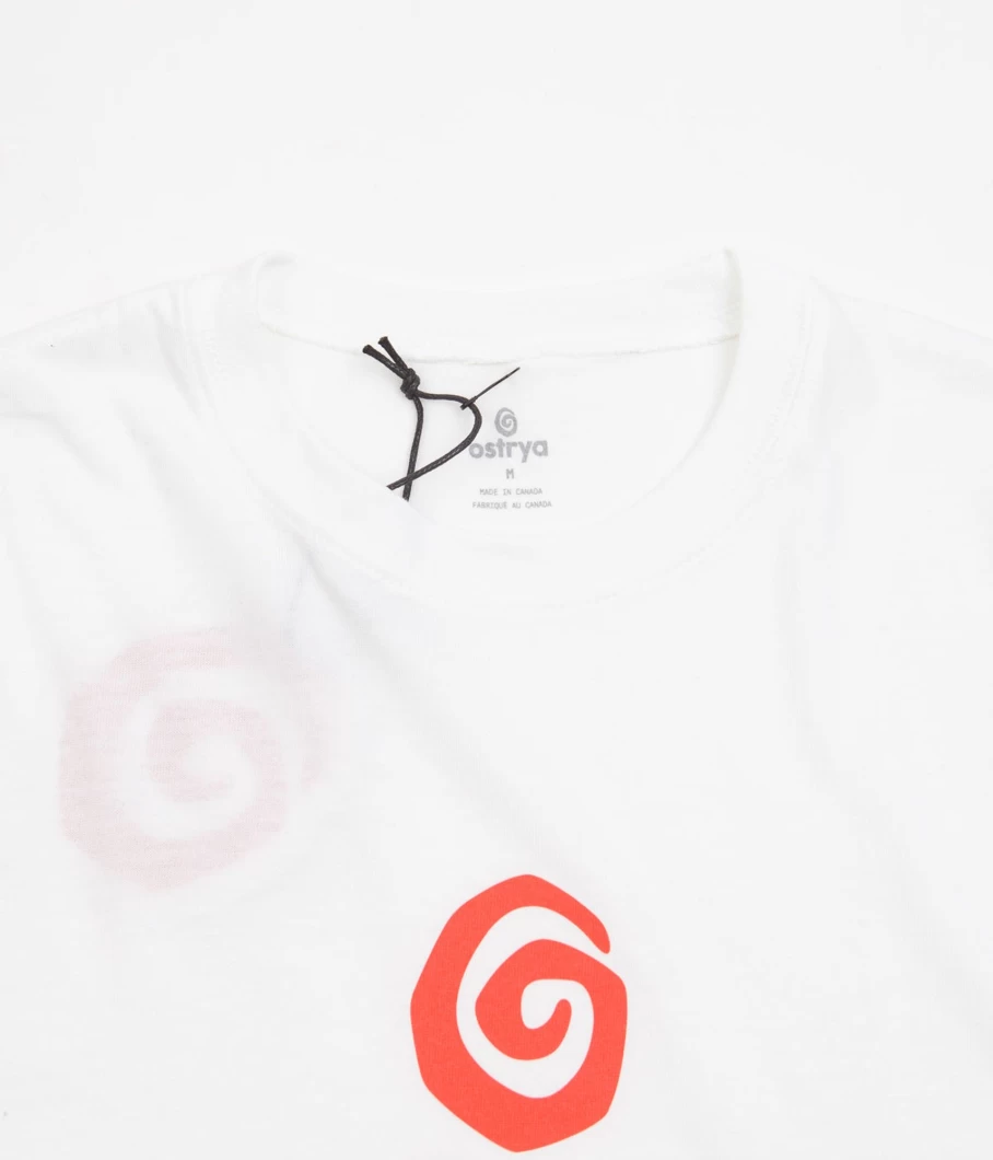 Ostrya Men's Organic Cotton Emblem T-Shirt - Eco-Friendly Premium Tee
