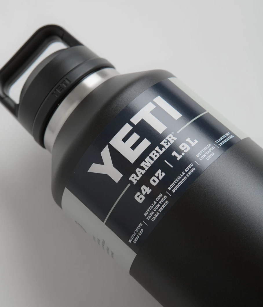 Yeti Rambler 64oz Chug Cap Water Bottle for Men - Insulated Stainless Steel Vacuum Flask