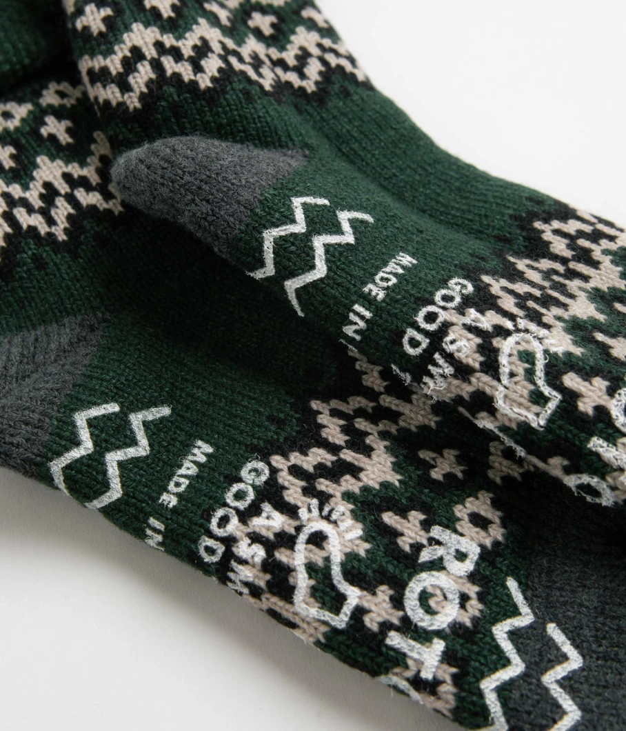 RoToTo Men's Nordic Comfy Socks - Soft Warm Winter Room Socks for Indoor Comfort