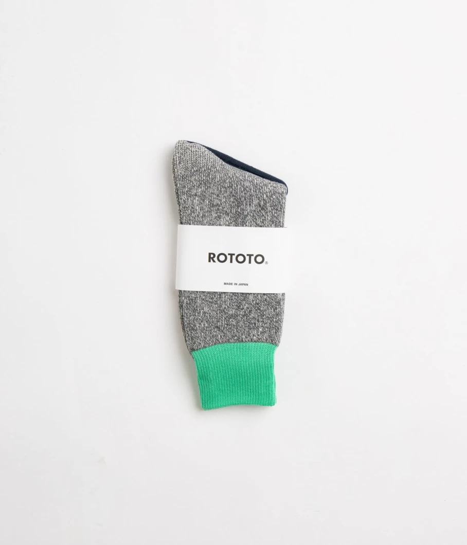 RoToTo Men's Double Face Crew Socks - Comfortable & Durable Pair for Everyday Wear