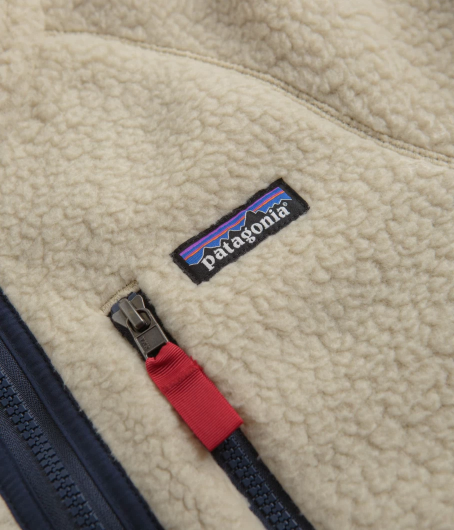 Patagonia Men's Retro Pile Fleece Jacket - Vintage Style Warm Outdoor Pullover