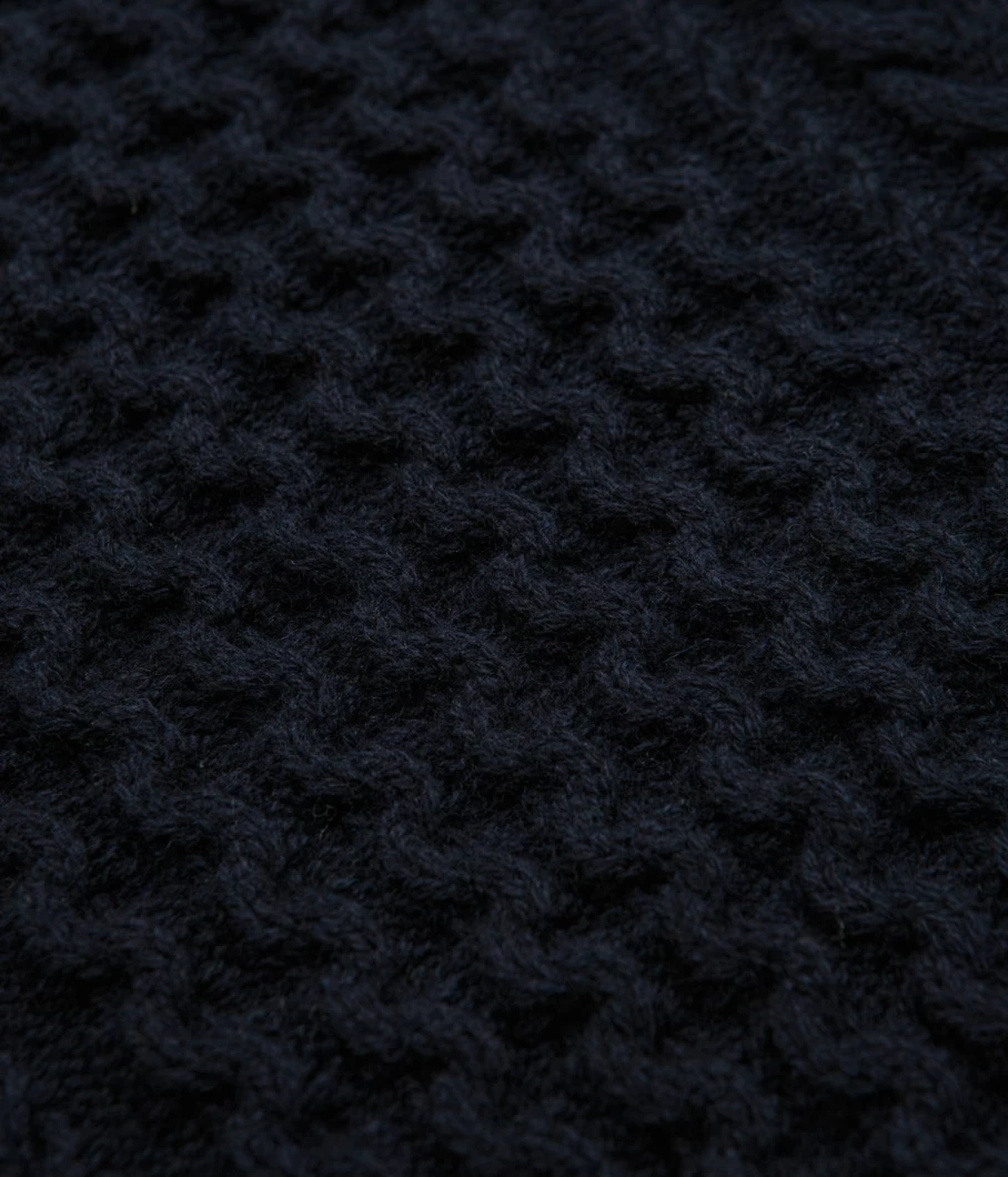 Patagonia Men's Recycled Cable Knit Crewneck Sweater - Sustainable Wool Pullover