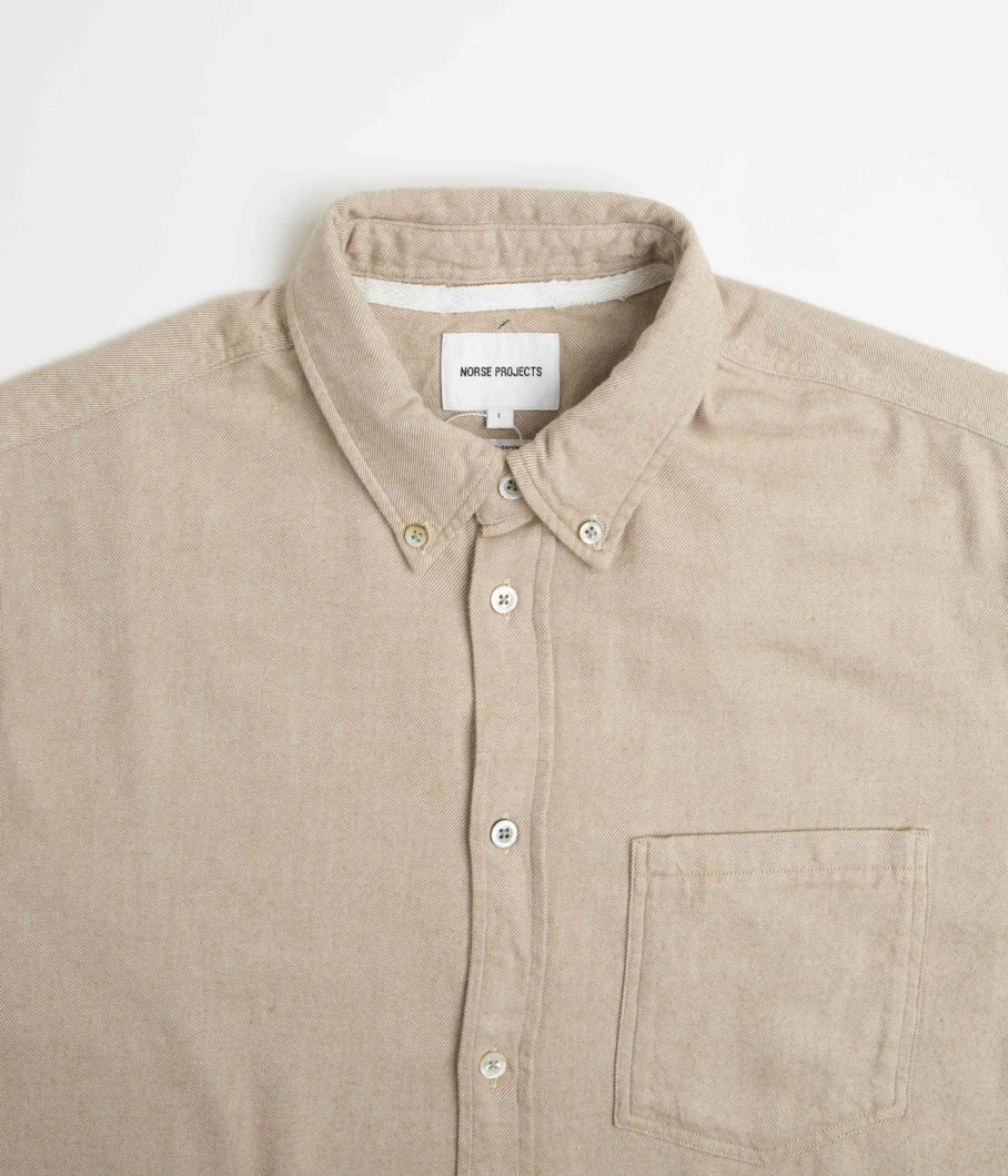 Norse Projects Anton Organic Flannel Shirt for Men - Premium Soft Plaid Button-Up