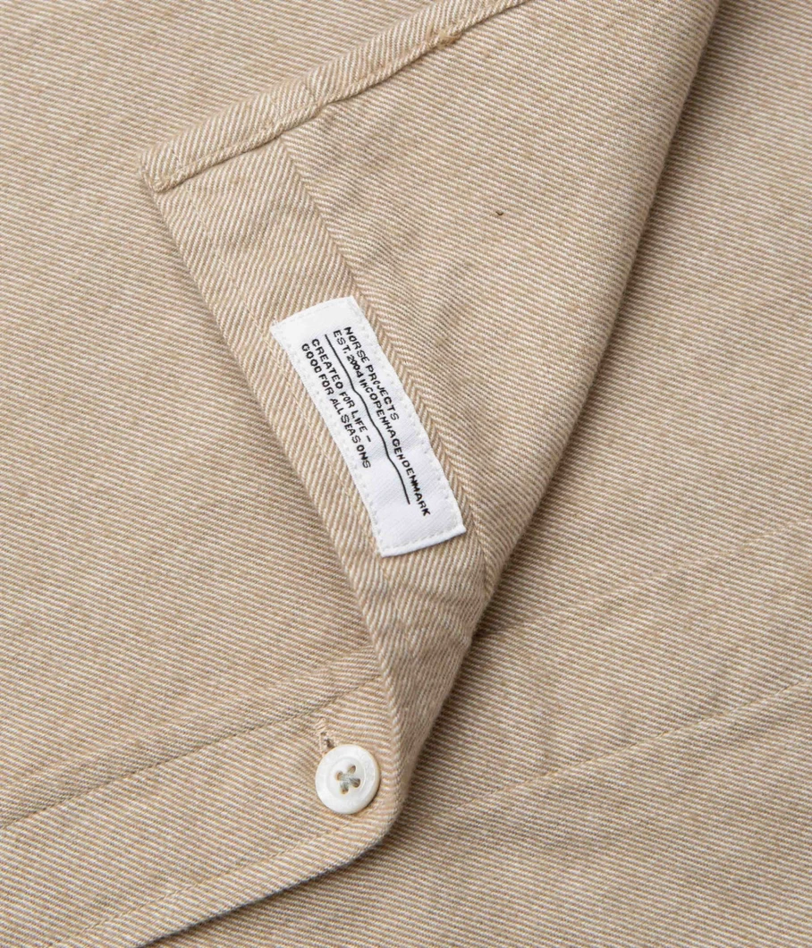 Norse Projects Anton Organic Flannel Shirt for Men - Premium Soft Plaid Button-Up