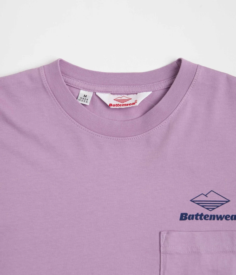 Battenwear Men's Team Pocket Long Sleeve T-Shirt - Classic Casual Top for Everyday Wear