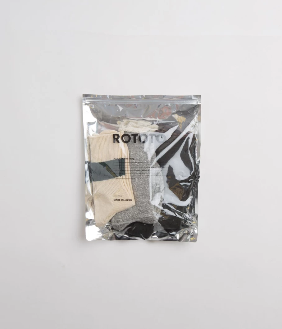 RoToTo Men's Trio Pack Special Edition Socks - 3 Pairs Comfortable Athletic Crew Socks