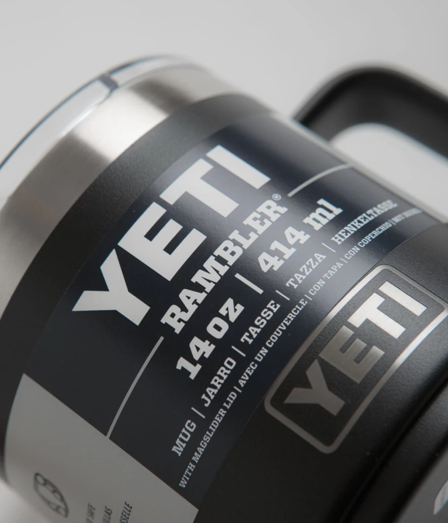 Yeti Rambler Mug 2.0 14Oz Stainless Steel Insulated Travel Tumbler for Hot & Cold Drinks