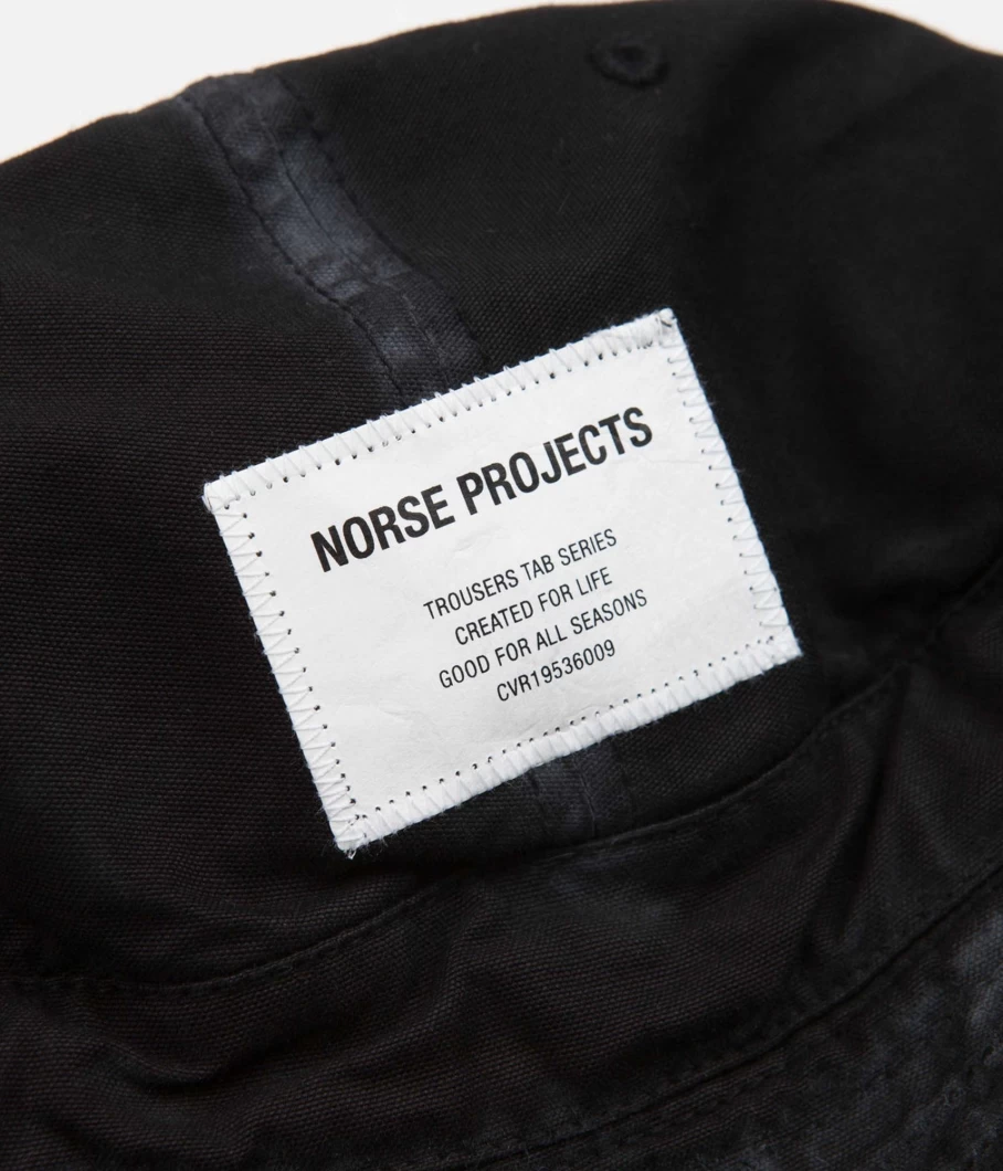 Norse Projects Men's Tab Series Canvas Bucket Hat - Classic Casual Outdoor Style