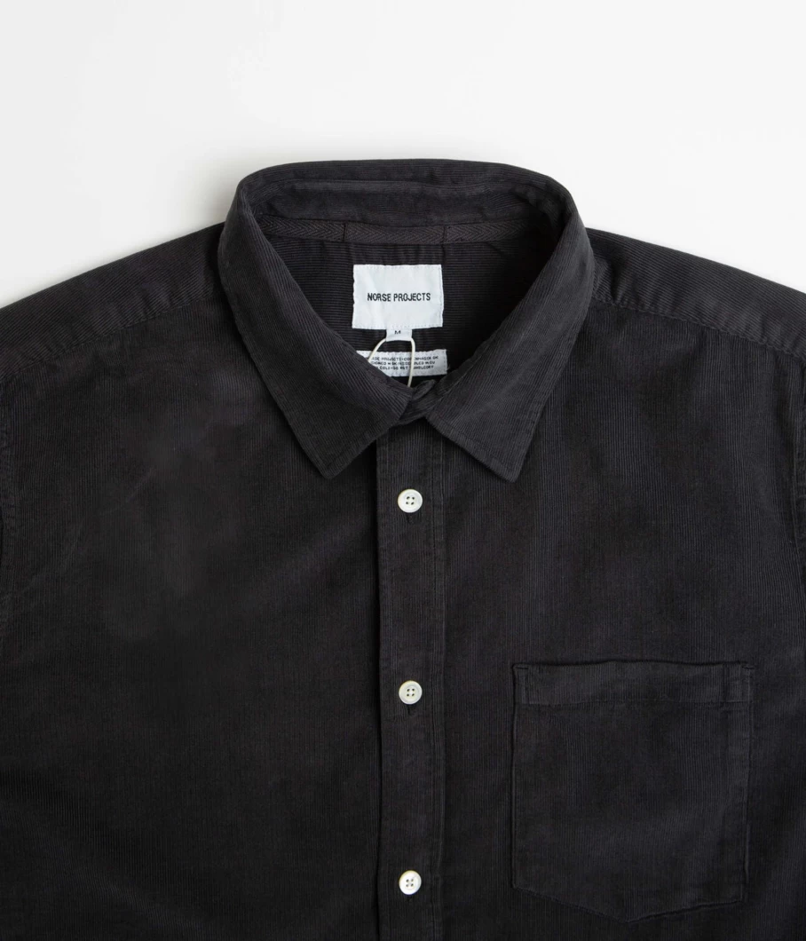 Norse Projects Osvald Men's Micro Cord Shirt - Lightweight Casual Button-Up