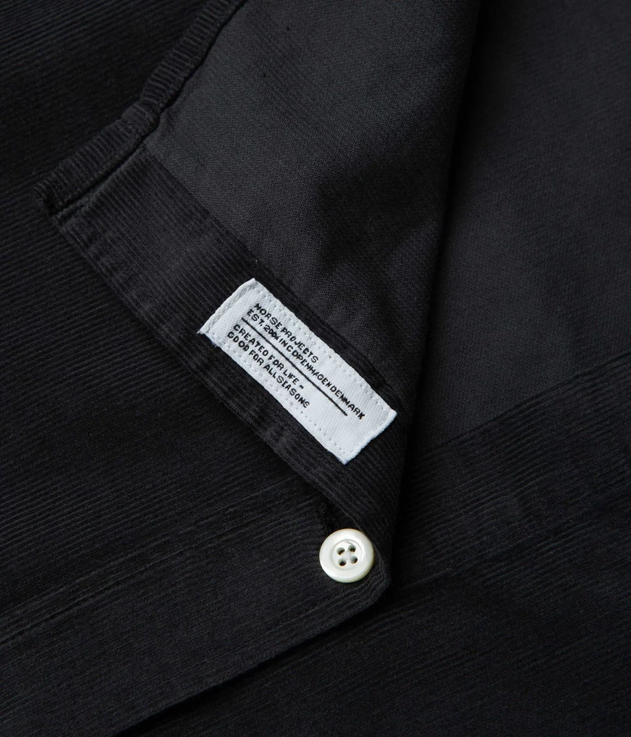 Norse Projects Osvald Men's Micro Cord Shirt - Lightweight Casual Button-Up
