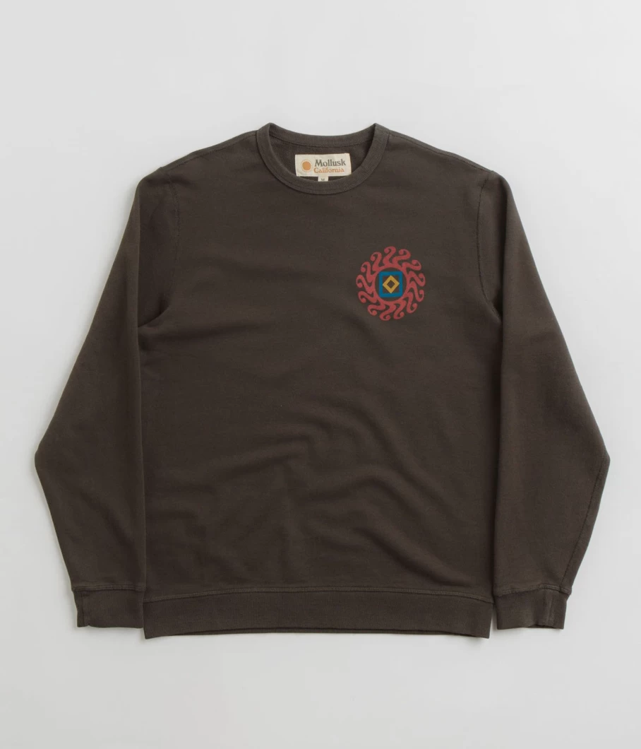 Mollusk Men's Dazy Sun Crewneck Sweatshirt - Casual Comfort Pullover