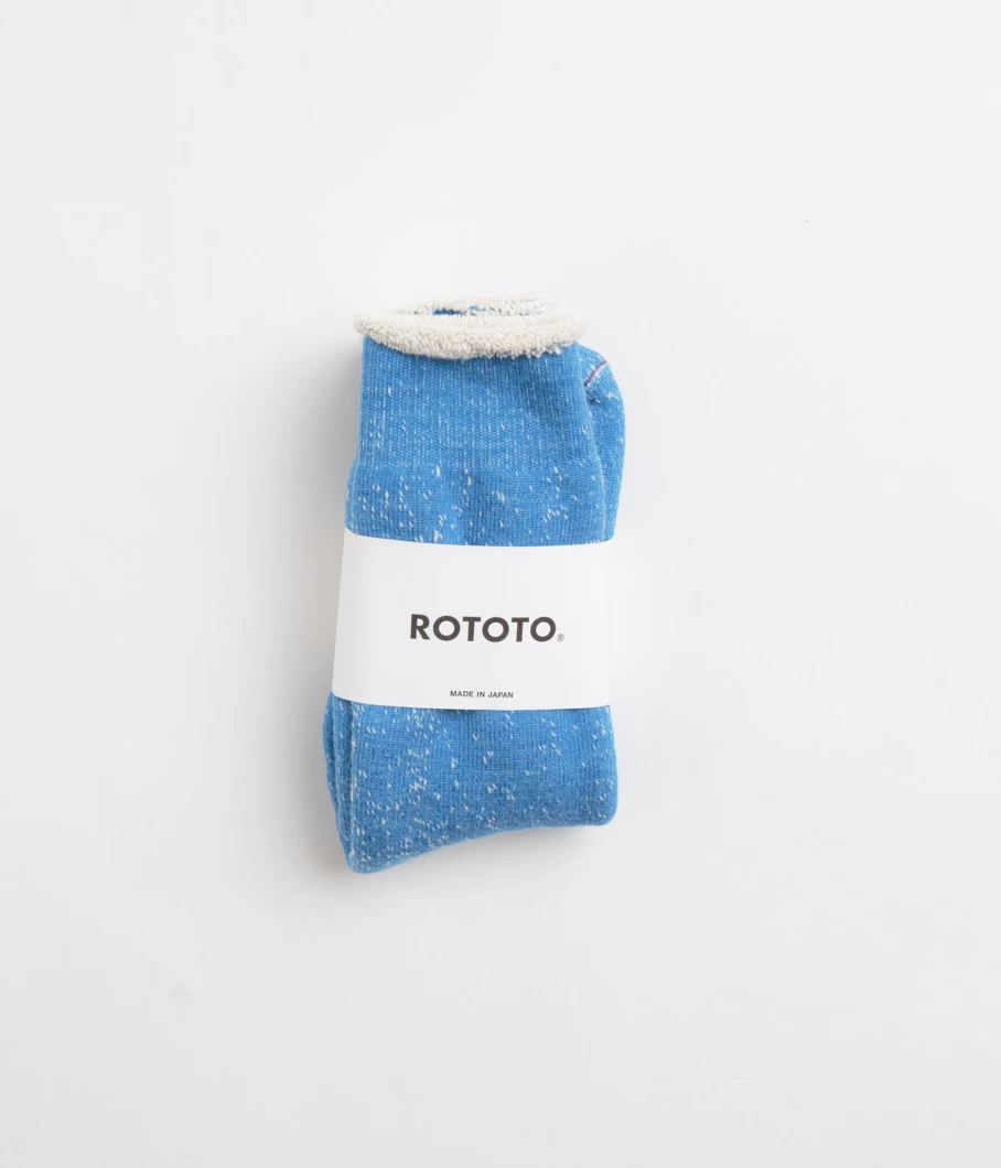 RoToTo Men's Double Face Crew Socks - Comfortable & Durable Casual Socks for Everyday Wear