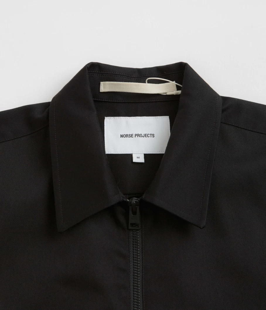 Norse Projects Ulrik Men's Gabardine Zipped Overshirt Jacket