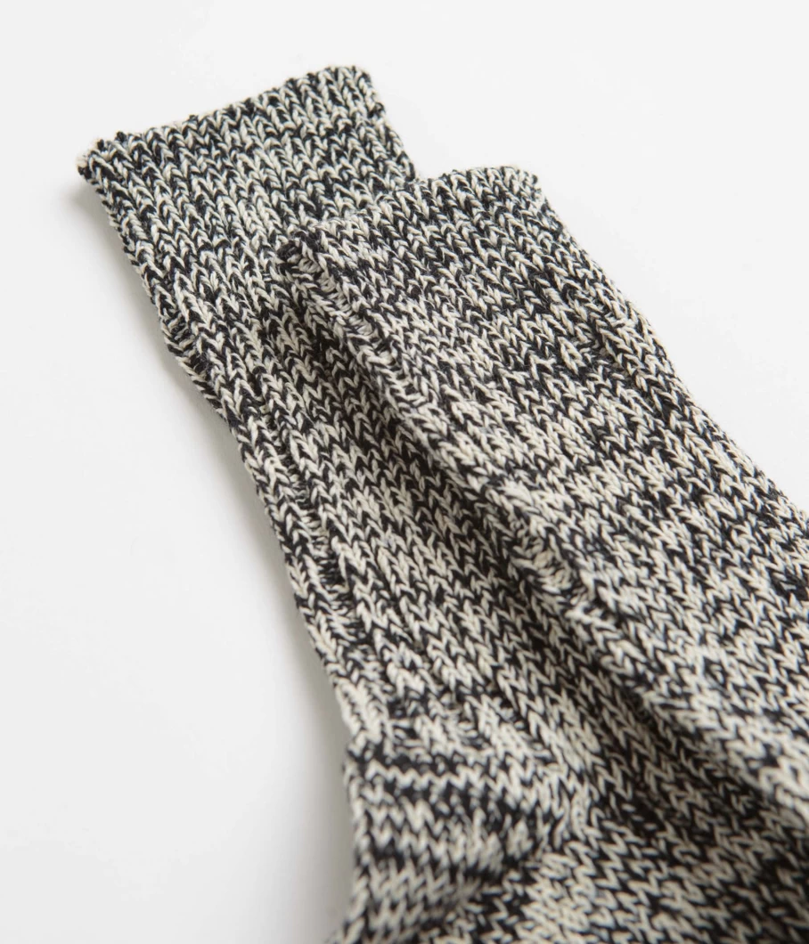 RoToTo Men's Eco-Friendly Recycled Cotton Crew Socks - Sustainable Comfort for Everyday Wear