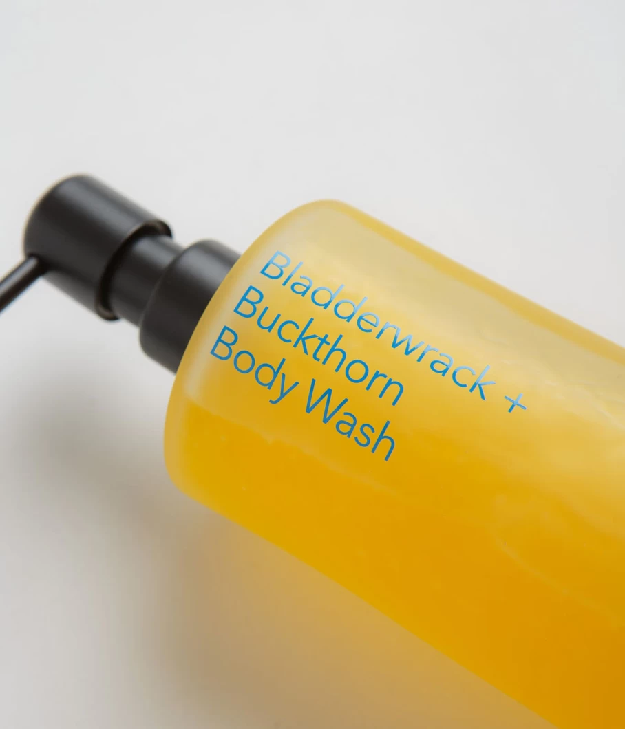 Haeckels Natural Seaweed Body Wash with Bladderwrack & Buckthorn for Hydrating Skin Care