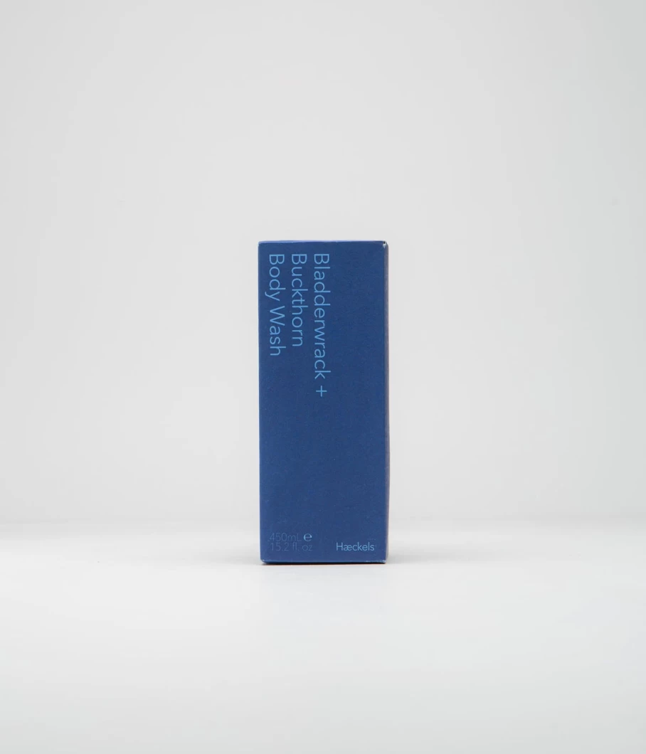 Haeckels Natural Seaweed Body Wash with Bladderwrack & Buckthorn for Hydrating Skin Care