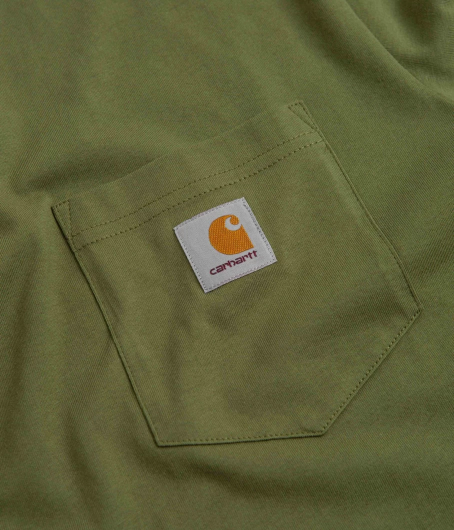 Carhartt Men's Classic Pocket T-Shirt - Durable Cotton Crewneck Tee for Work & Casual Wear