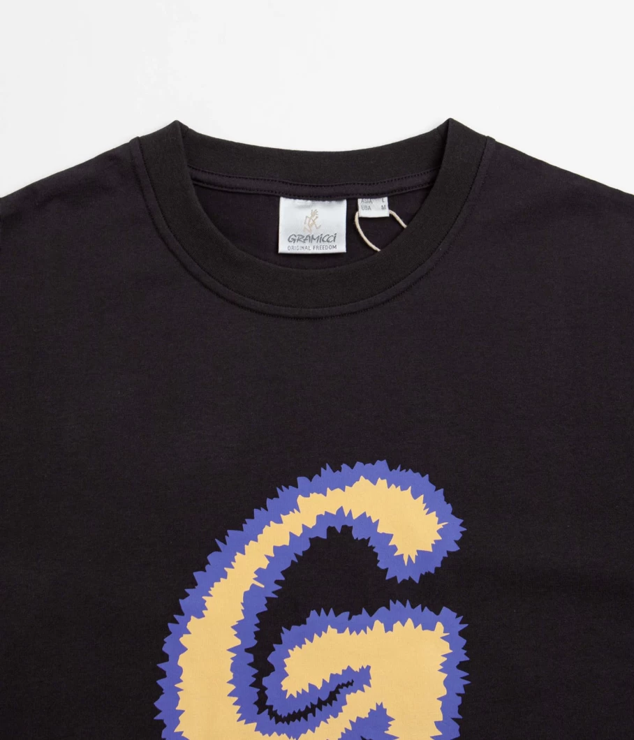 Gramicci Men's Fuzzy G-Logo Cotton T-Shirt - Comfortable Casual Tee for Everyday Wear