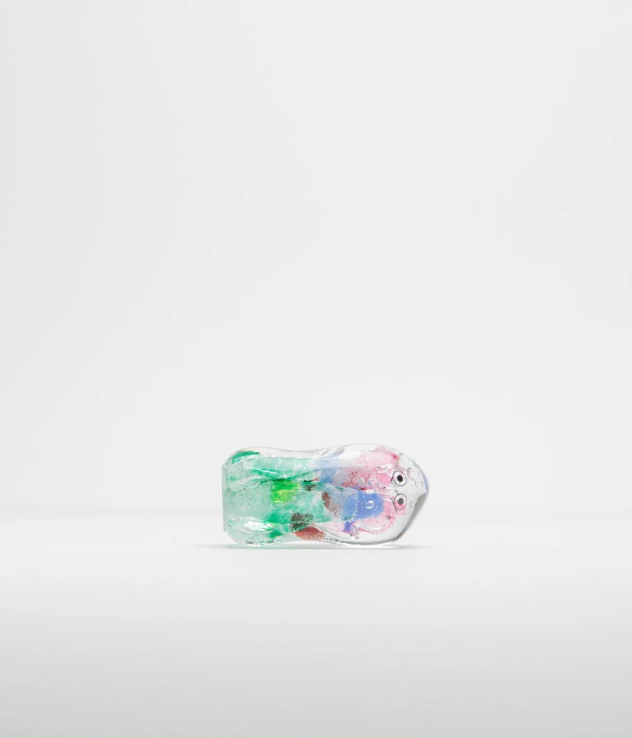 Studio Arhoj Handmade Crystal Blob Figurine - Unique Art Glass Sculpture for Men & Collectors