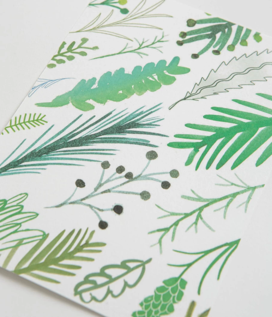 Studio Arhoj Botanica A5 Art Print for Men - Scandinavian Nature Inspired Wall Decor