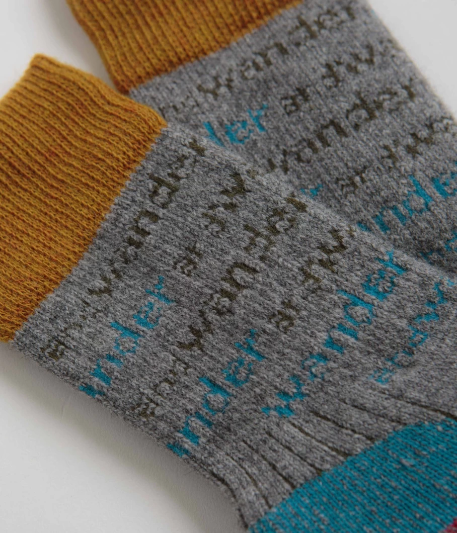 And Wander Merino Wool Hiking Socks - Lightweight & Moisture-Wicking for Outdoor Adventures