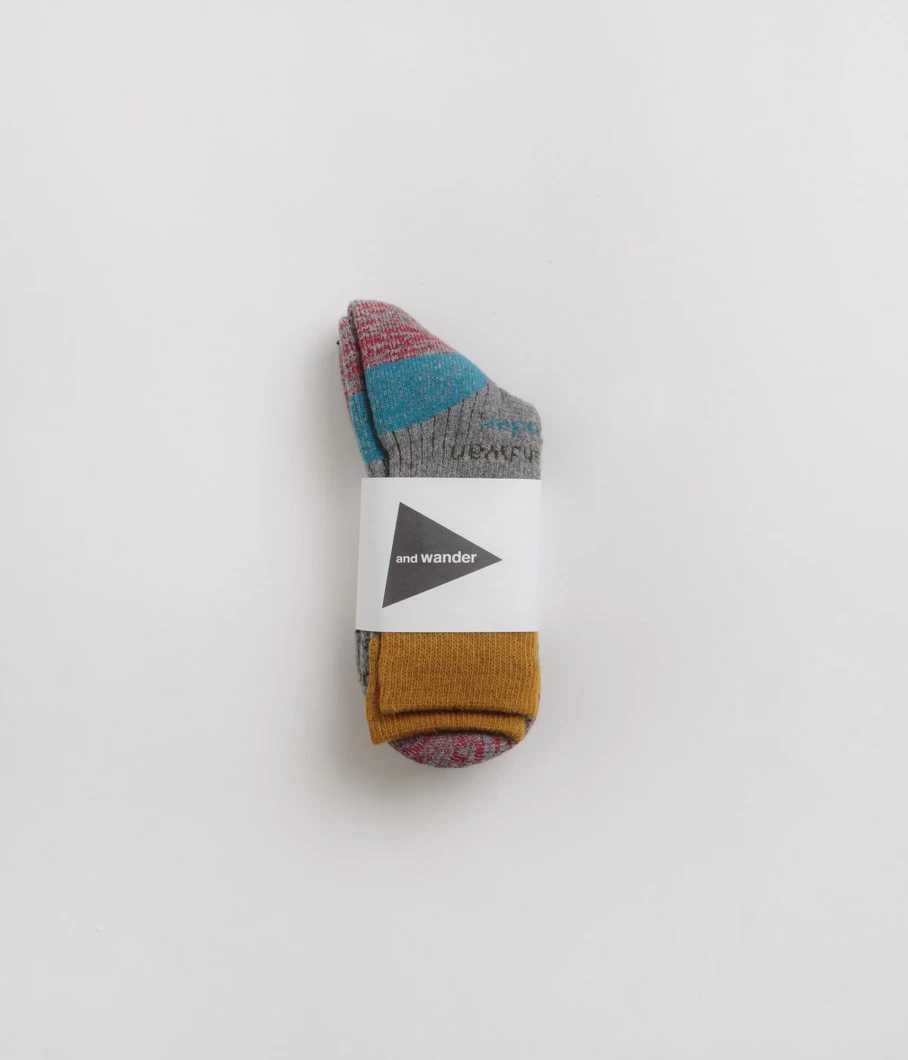 And Wander Merino Wool Hiking Socks - Lightweight & Moisture-Wicking for Outdoor Adventures