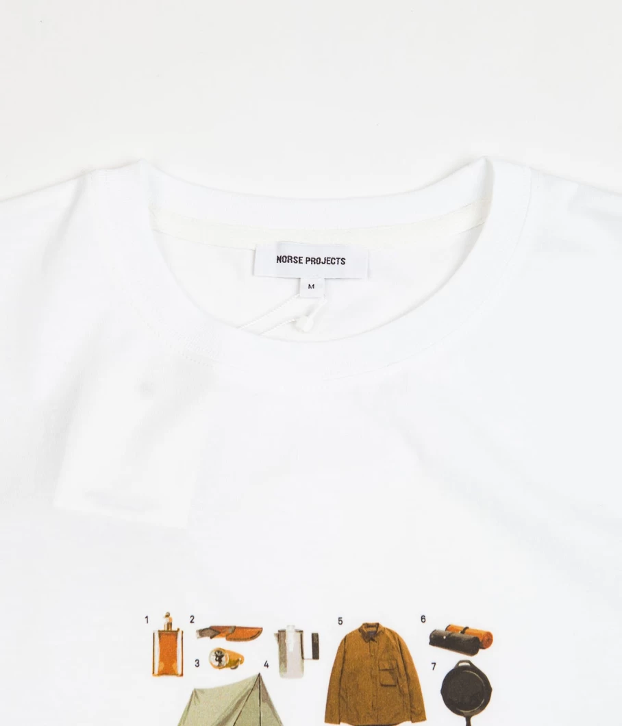 Norse Projects Niels Outdoor Living T-Shirt for Men - Premium Cotton Casual Tee