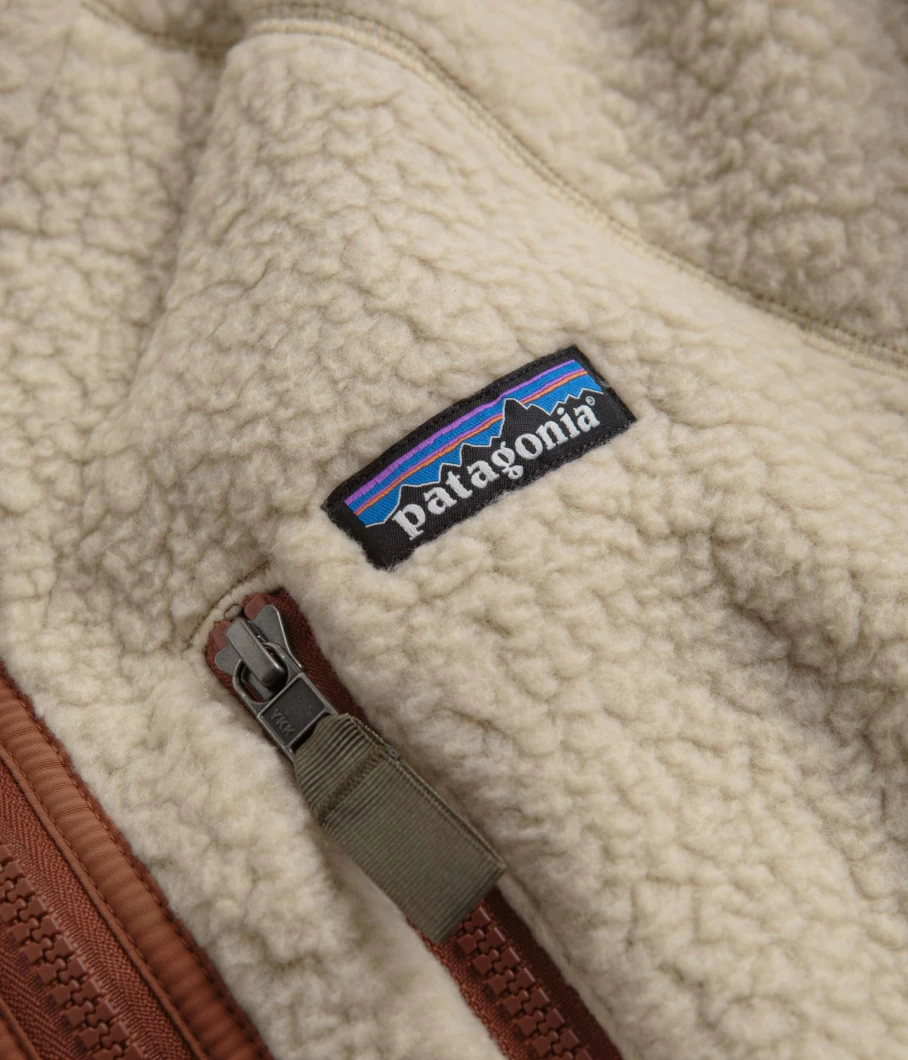 Patagonia Men's Retro Pile Fleece Jacket - Vintage Style Warm Pullover for Outdoor Adventures
