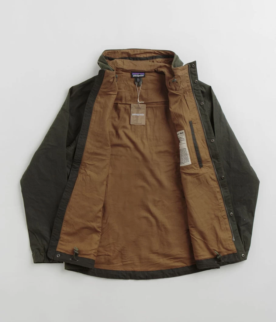 Patagonia Men's Waxed Cotton Jacket – Water-Resistant Outdoor Coat for Adventure