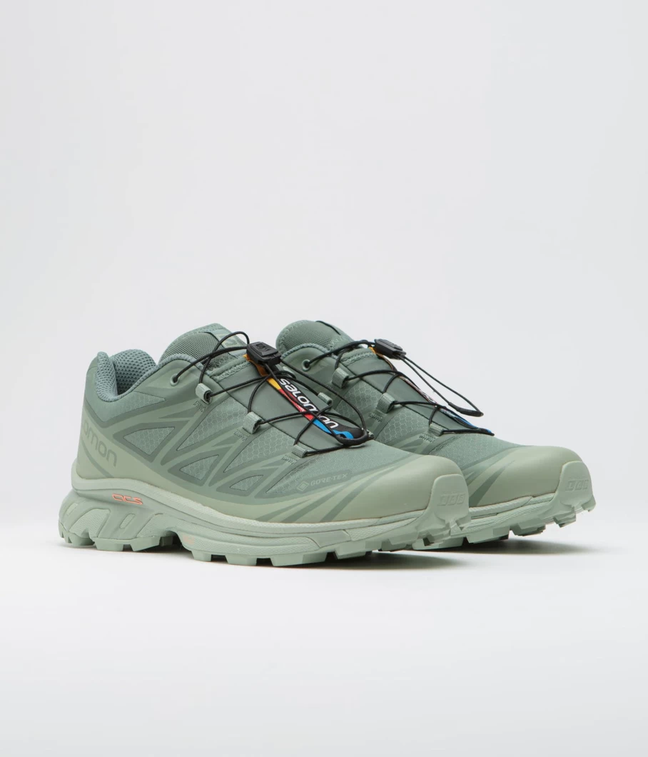 Salomon XT-6 GTX Men's Trail Running Shoes - Waterproof Hiking Sneakers for Outdoor Adventure