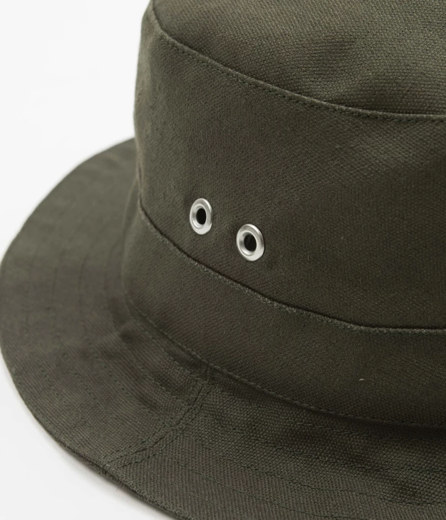 Ostrya Otis Men's Hemp Bucket Hat - Sustainable Natural Fiber Outdoor Sun Hat for Men