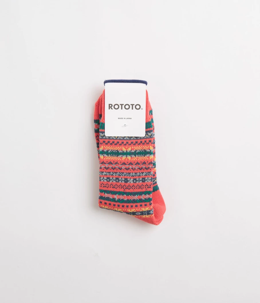 RoToTo Men's Stylish Patterned Socks - Comfortable & Fashionable Footwear for Everyday Wear