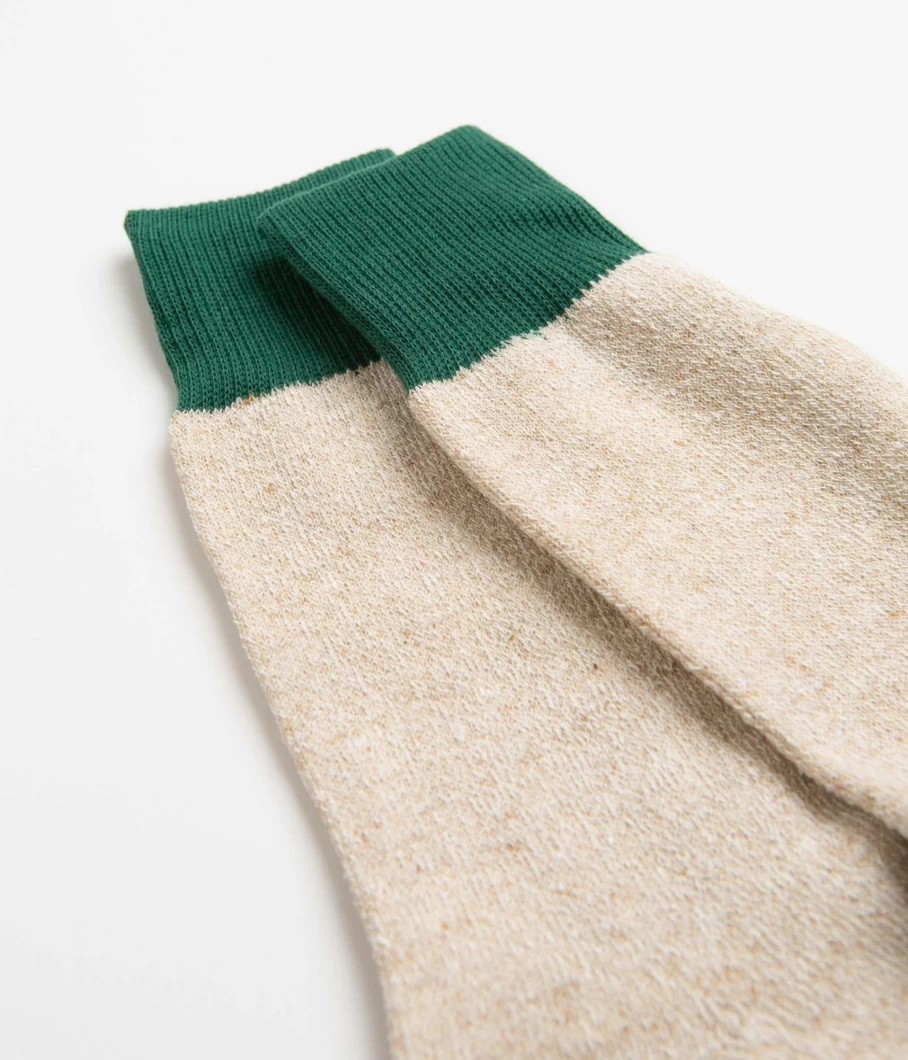 RoToTo Men's Double Face Crew Socks - Comfortable & Durable Casual Socks for Everyday Wear