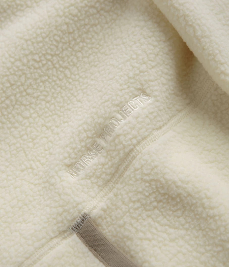 Norse Projects Tycho Men's Pile Fleece Full Zip Jacket - Warm Winter Outdoor Pullover