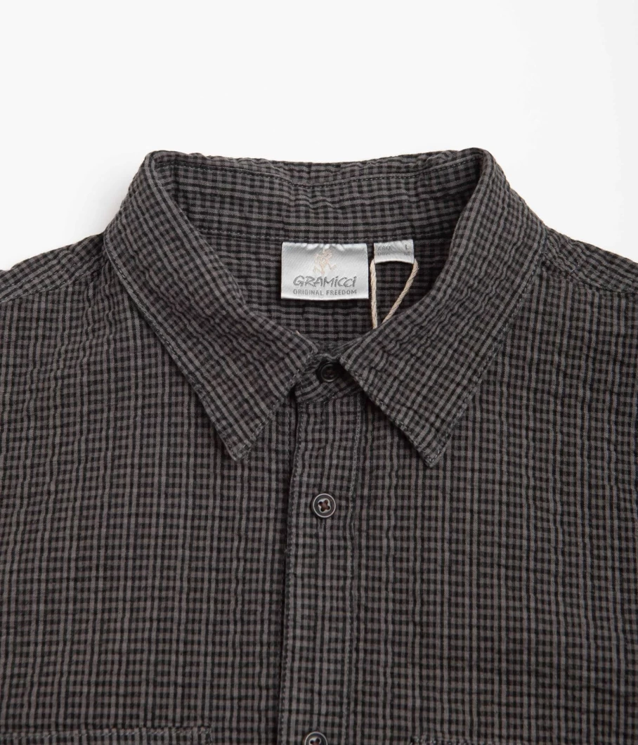Gramicci Men's Og Seersucker Canyon Shirt - Lightweight Outdoor Button-Up Shirt