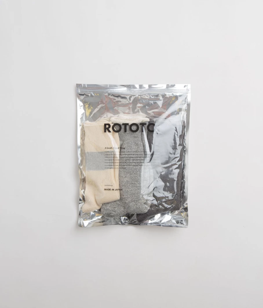 RoToTo Men's Trio Pack Premium Athletic Socks - 3 Pairs Comfort & Durability
