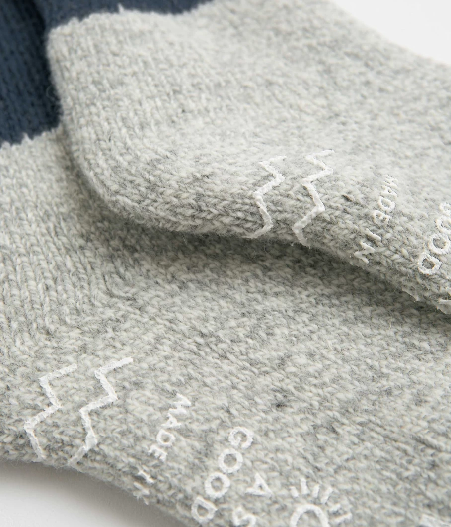 RoToTo Men's Double Layer Crew Socks for Comfort and Durability