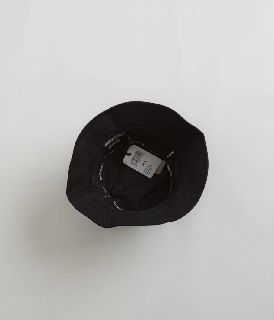 Carhartt Men's Script Logo Bucket Hat - Classic Cotton Twill Adjustable Outdoor Cap