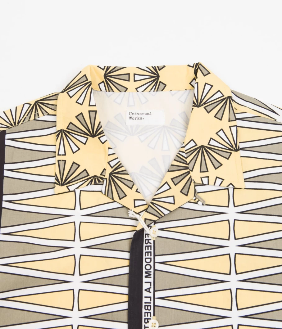 Universal Works Men's Road Trip Shirt - Casual Travel Shirt for Men
