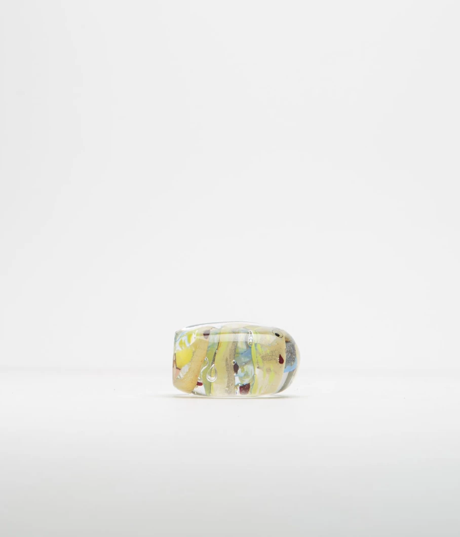 Studio Arhoj Crystal Blob Figurine - Handmade Art Glass Sculpture for Modern Decor