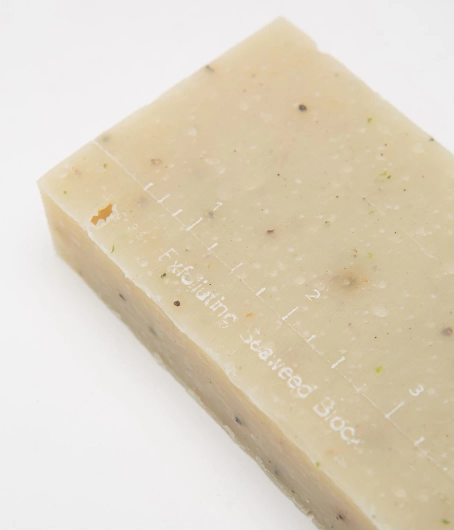 Haeckels Vegan Seaweed Exfoliating Block – Natural Face & Body Scrub