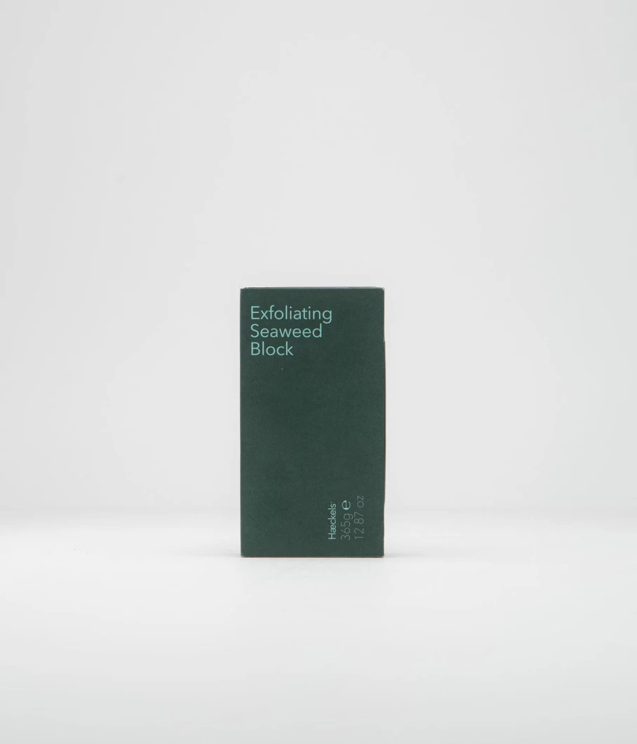 Haeckels Vegan Seaweed Exfoliating Block – Natural Face & Body Scrub