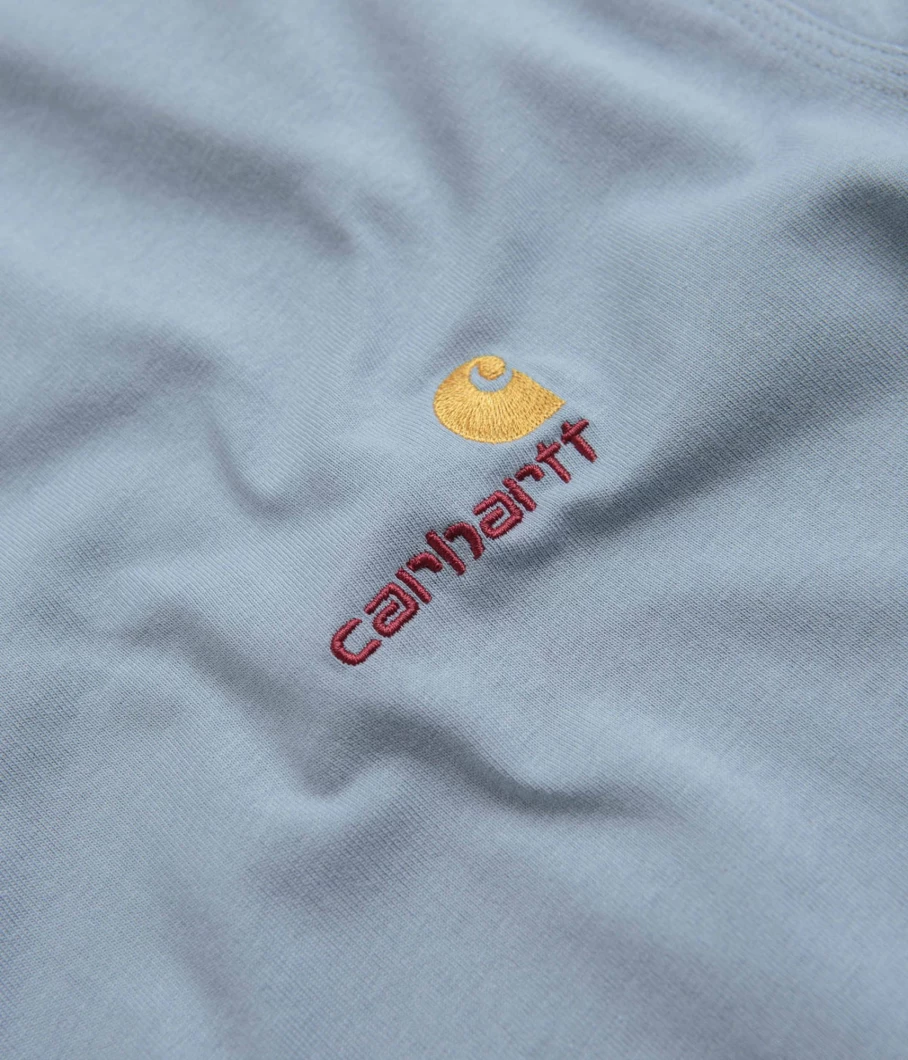 Carhartt Men's American Script Short Sleeve T-Shirt - Classic Cotton Tee for Men