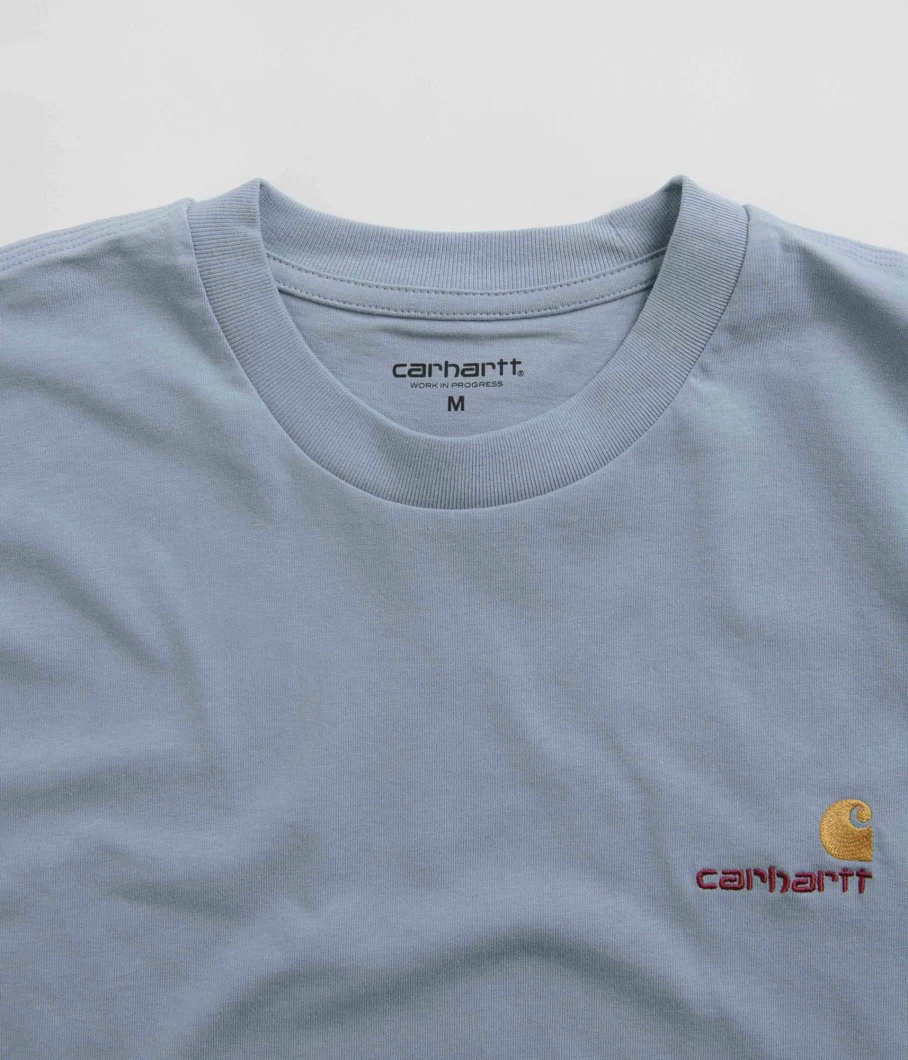Carhartt Men's American Script Short Sleeve T-Shirt - Classic Cotton Tee for Men