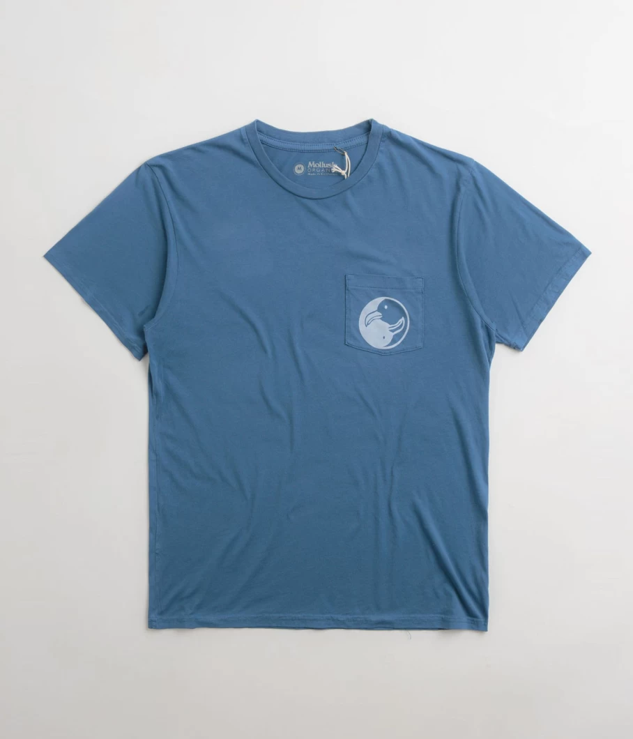 Mollusk Men's Surf Society Graphic T-Shirt - Casual Short Sleeve Tee for Surf Enthusiasts