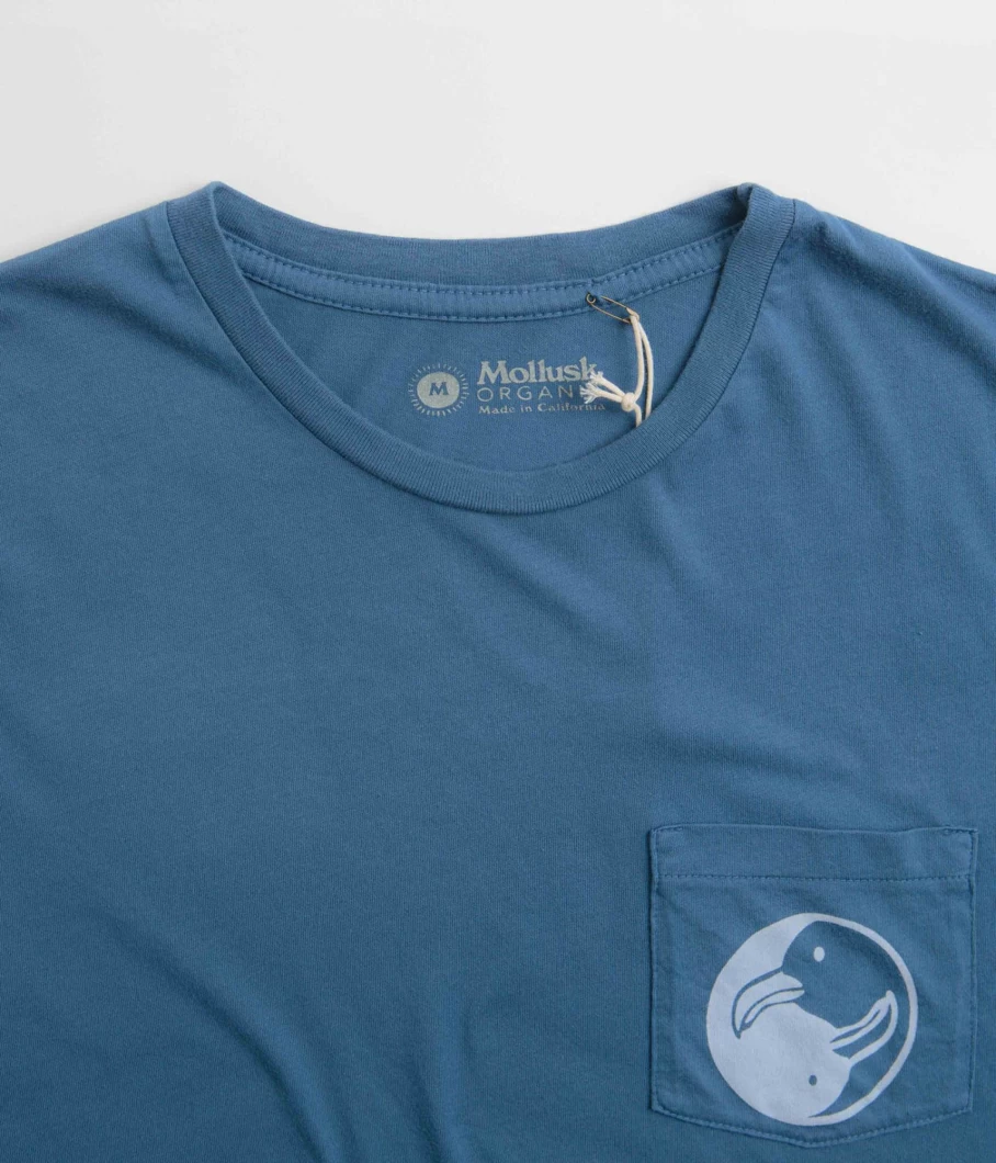 Mollusk Men's Surf Society Graphic T-Shirt - Casual Short Sleeve Tee for Surf Enthusiasts