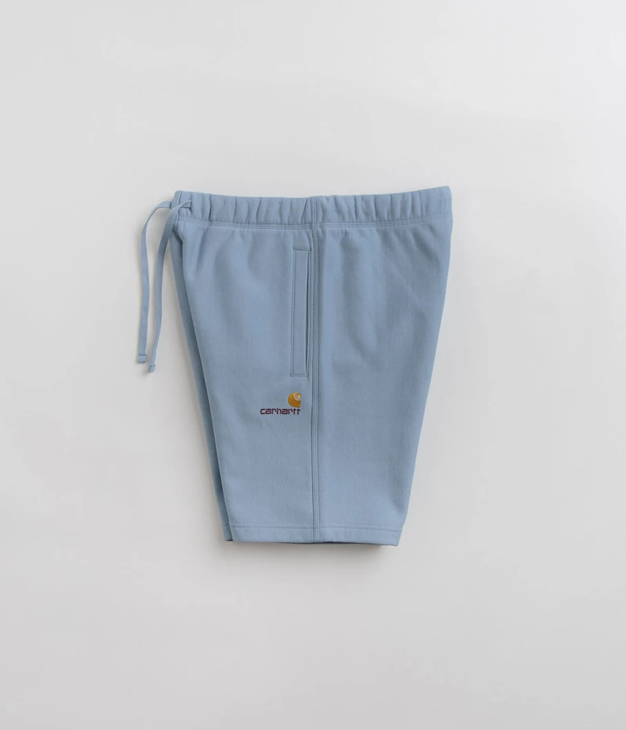 Carhartt Men's American Script Sweat Shorts - Comfortable Casual Workwear Shorts for Men
